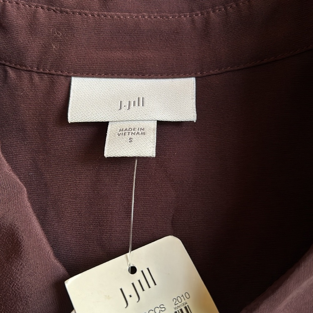 J. Jill Long Button Up Tunic Blouse - Picture 7 of 11